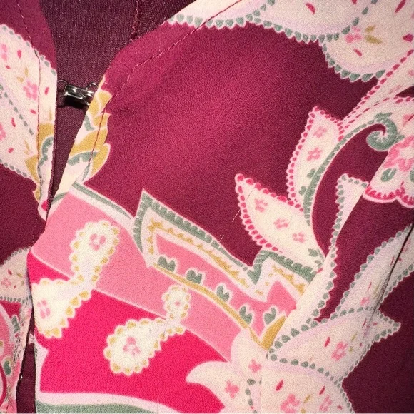 SHOW ME YOUR MUMU | Bailey Tie Back Romper for Fall | Flouncy Boho Print | Small - Picture 11 of 11